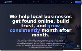 New Tech Advertising - AI Marketing Agency website