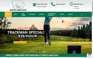 North Iowa Golf Center website