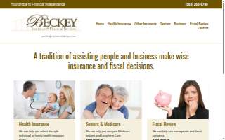 Beckey Insurance & Financial Services website