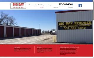 Big Bay Storage website