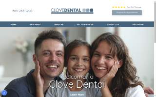 Clove Dental website