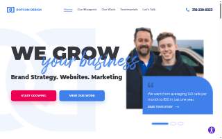 Dotcom Design website