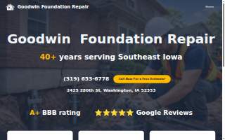 Goodwin Foundation Repair website