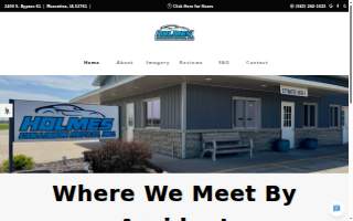 Holmes Collision Repair, Inc. website