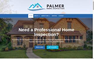 Palmer Home Inspections website