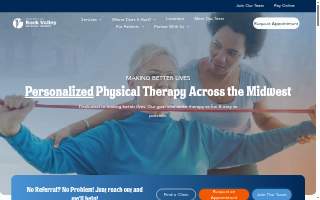 Rock Valley Physical Therapy - Muscatine Cedar Plaza website