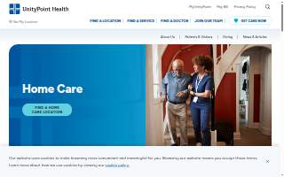 UnityPoint at Home - Muscatine website