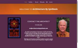 Architecture By Synthesis of Newton website