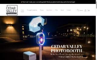 Cedar Valley Photobooth website
