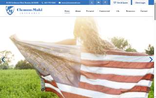 Clemon Maki Insurance website