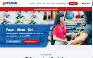 Ezpawn of Newton website