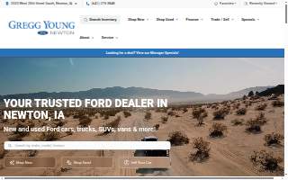 Gregg Young Ford of Newton website