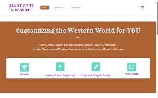 Haht Shot Design website
