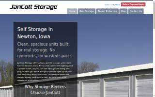 JanCott Storage website