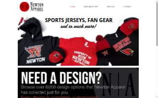 Newton Apparel website
