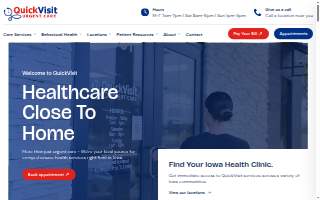 QuickVisit Urgent Care of Newton website