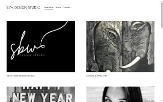SBW Design Studio website