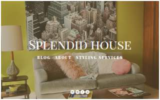Splendid House Interiors website