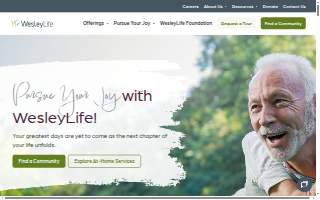 Willowbrook Adult Day Center, a Service of WesleyLife website