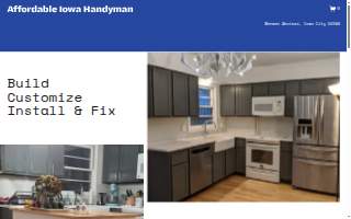 Affordable Iowa Handyman website