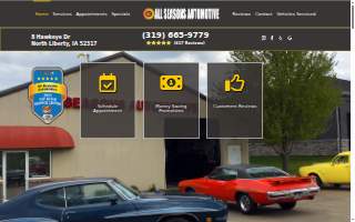 All Seasons Automotive website