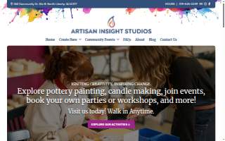 Artisan Insight Studios website