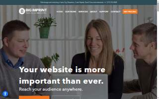Big Imprint of Muscatine website