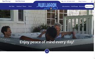 Blue Lagoon Pool & Spa website