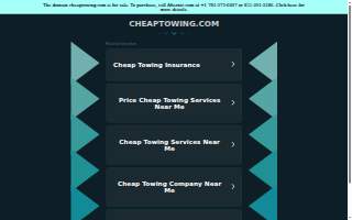 Cheap Towing website