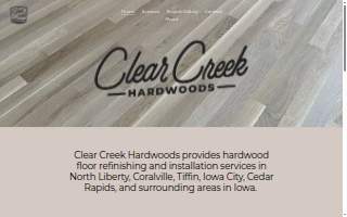 Clear Creek Hardwoods website