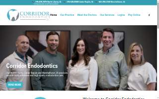 Corridor Endodontics P.C. website
