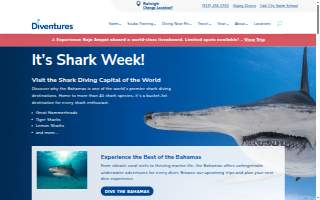 Diventures website