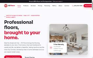EZ Floorz of North Liberty website