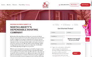 Heartland Roofing, Siding, and Solar website