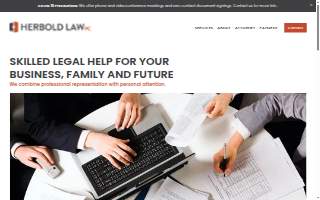 Herbold Law, PC of North Liberty website