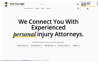 Iowa City Legal Connection website