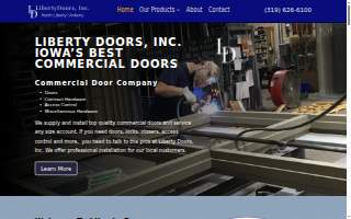 Liberty Doors, Inc. website
