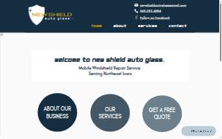 New Shield Auto Glass website