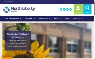 North Liberty Library website