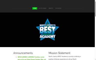 North Libertys Best Academy website