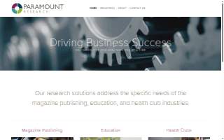 Paramount Research website