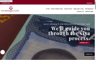 Scarpellino Law PLC of North Liberty website
