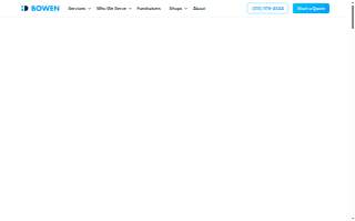 Bowen Design website