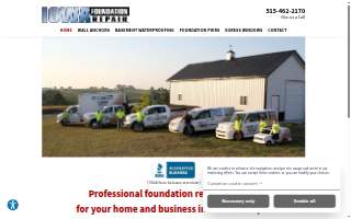 Iowa Foundation Repair website