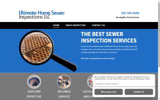 Ultimate Home Sewer Inspections LLC website
