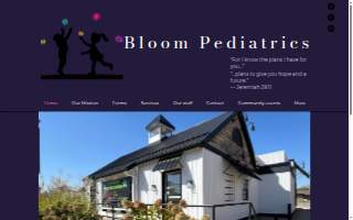 Bloom Pediatrics Ottumwa website