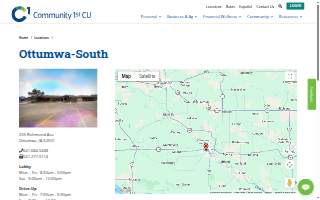 Community 1st Credit Union of Ottumwa website