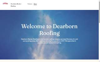 Dearborn Becker Roofing website