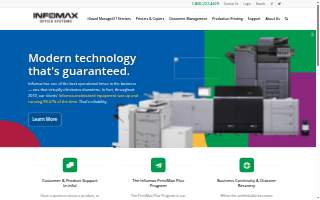Infomax Office Systems website