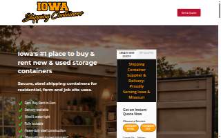 Iowa Shipping Containers website